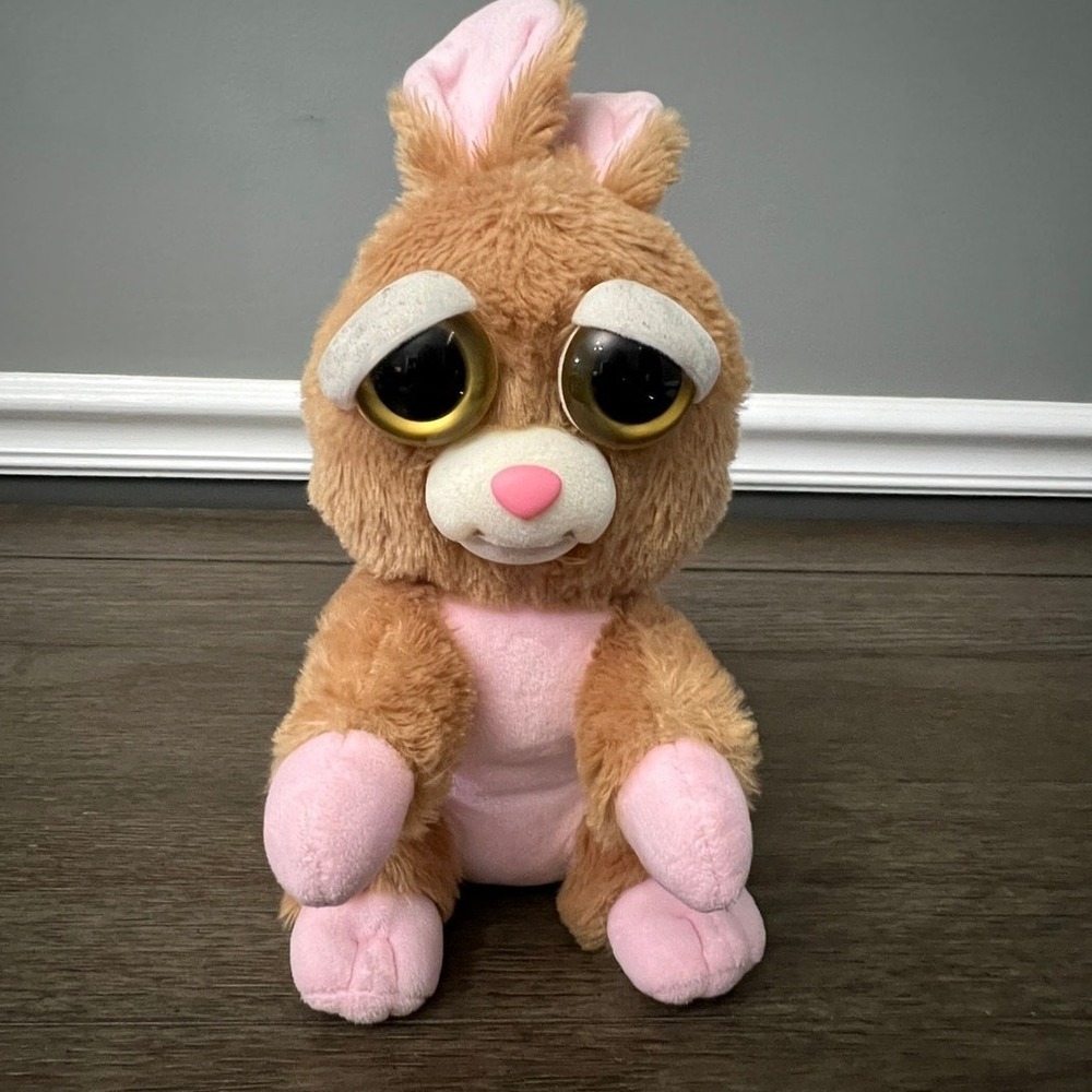 Feisty Pets Vicky‎ Vicious Plush Stuffed Animal Bunny Toy Interactive Squeeze